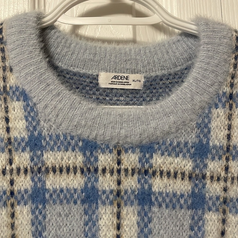 Soft striped blue blouse